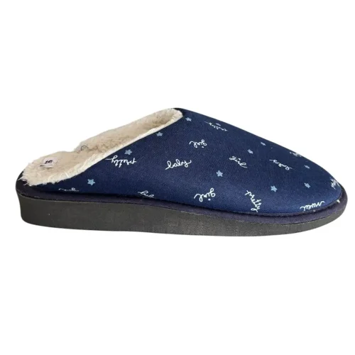 Pantuflas Azules de Mujer