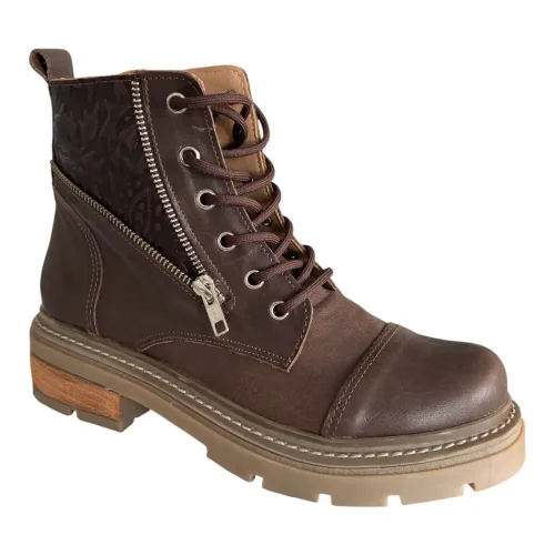 Borcego Karen Klier Cuero Chocolate