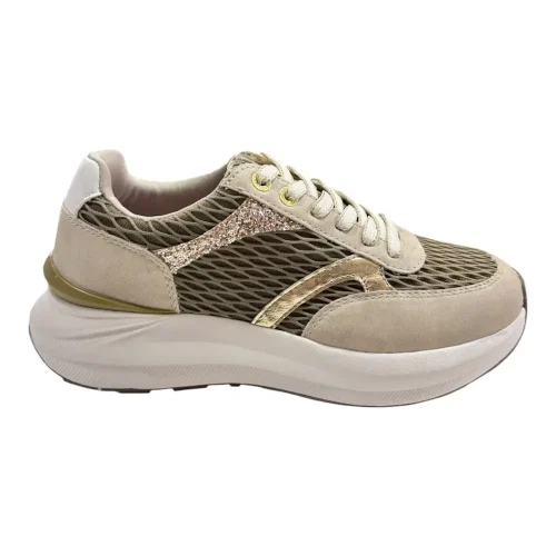 Zapatillas Lady Stork Modelo Rita Beige